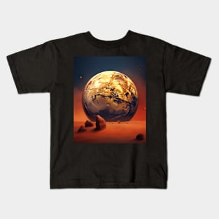 Galaxy space system exploration Kids T-Shirt